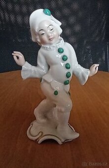 porcelánová figurka Pierot Rosenthal