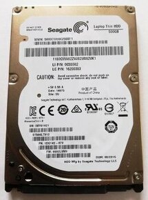 Harddisk 2,5" 500GB Seagate Momentus ST500LT012 SATA