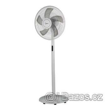 Stojanový ventilátor s dálkovým ovládáním téměř nový - 1