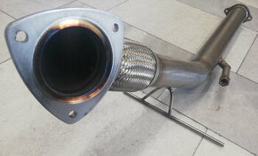 Volvo S60 I, S80 I, V70 II  -  3" DOWNPIPE-nerez - 1