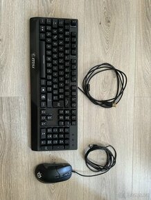 Klávesnice MSI + myš Steelseries - 1