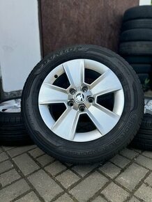 ORIGINÁL Alu Škoda R16, 5x112 - LETNÍ PNEU