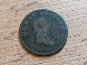 1/2 Penny token 1814 Anglie Velká Británie anglická mince