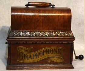 Graphophone - fonograf Columbia z roku 1898 - 1