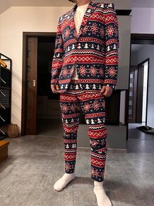 Vánoční oblek vel.52 Opposuits