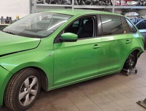 nd ze škoda Rapid 1.2.TSI 63kW, zelený spaceback