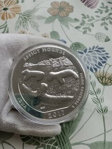 Qurter Dollar - 5oz-155,5g čistého stříbra 2017