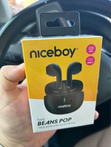 NOVÉ Sluchátka Niceboy HIVE Beans Pop Black