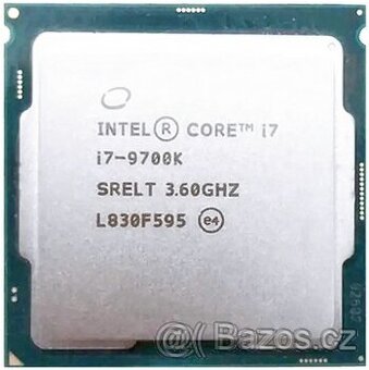 Procesor CPU I7-9700k i7 9700k 3.6GHz 95W 12MB