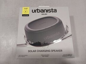 Přenosný reproduktor Urbanista Malibu Solar panel černý