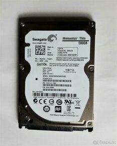 HDD Seagate Momentus Thin - 500 GB, 2.5", 7mm, O.K.