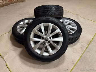 Škoda ALU 5x 112 R16 Minoris Zimní zánovní pneumatiky Barum