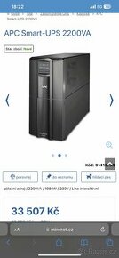 Záložní zdroj APC Smart-UPS 2200