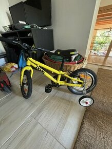 Znackove Detske kolo Frog, žluté, pro malou slecnu