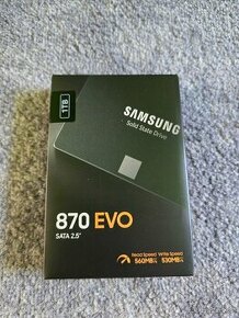 Samsung 870 EVO 1TB - nový, nerozbalený