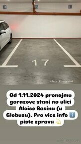 Garazove stani na ulici Aloise Rasina Olomouc