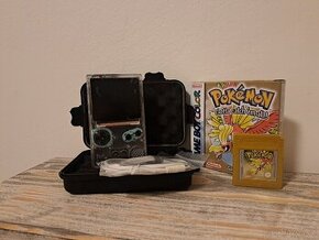 Gameboy Color IPS display, Clear shell+ Pokemon Gold - 1