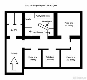 Pronájem 4+1 160m2 (Jablonec nad Nisou, ul. Lidická) - 1