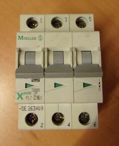 Jistič Moeller (Eaton) 3x16A - 1