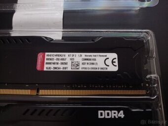 HyperX 16GB KIT DDR4 2133MHzCL14 Fury Black Series - 1