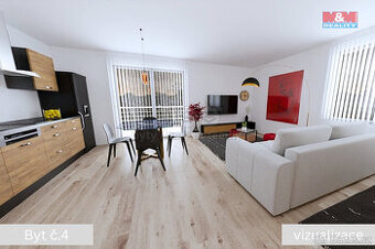 Prodej bytu 2+kk, 55.4 m², Žleby