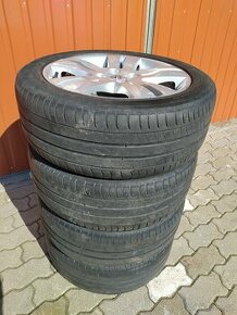 Originál 17" Alu Peugeot s letními pneu Michelin 215/50/17