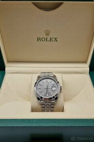 rolex datejust rhodium dial -predané