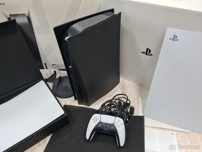 Playstation 5 s mechanikou + krabice +kryty + kabeláž