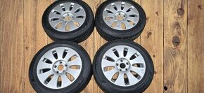 Origo alu Audi 16" 5x112 ET42 s letními pneu 205/55/16 - 1