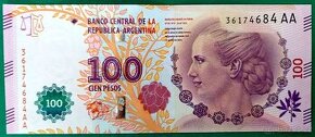 BANKOVKA 100 PESOS EVA PERON ( EVITA)  2012, ARGENTINA,UNC