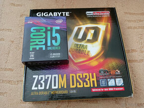 MB Gigabyte Z370M – DS3H + CPU + RAM 16GB, sock. 1151 - 1