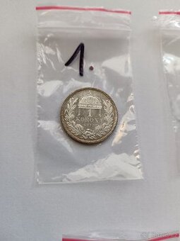 AG 1koruna 1915 KB Top kousky