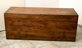Prodejní pult dřevěný dlouhý - 1