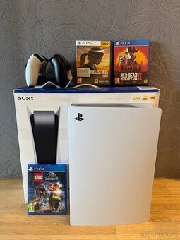 PlayStation 5 s 2TB úložištěm + hry a příslušenství