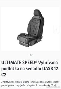 Vyhřívaná podložka na autosedačku