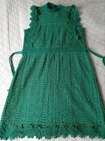 Smaragdové zelené šaty, zn.Reserved, vel.L - 1