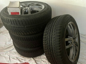 4x zimní pneu 215/55R17" Hankook + Alu ráfky/disky - Superb