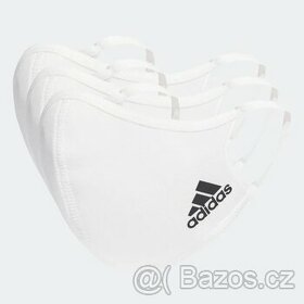 ADIDAS rouška FACE COVERS 3 in PACK XS/S (bílá)