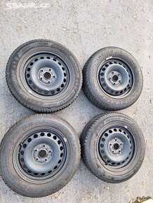 Kola plechy 5x112 R15 zimní pneu 195/65/15