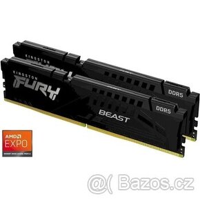 Kingston FURY 32GB KIT DDR5 6000MT/s CL36 Beast Black EXPO