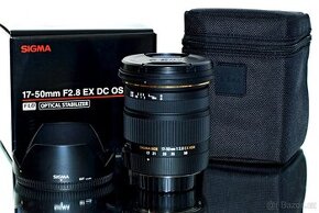 Nikon Sigma 17-50 mm f/2,8 EX DC OS HSM TOP STAV