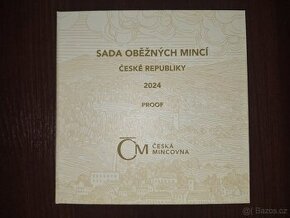 SADA OBĚŽNÝCH MINCÍ 2024 PROOF.