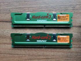 DDR 500MHz 1GB (2x512MB) Kingmax Hard-core kit - 1