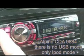 ALPINE CDA-9884R , USB , MP3 , CD...... - 1