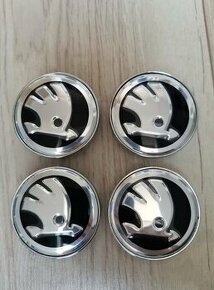 60 mm Stredove krytky poklicky loga Skoda