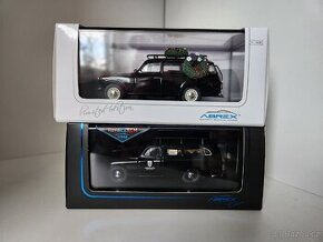 Škoda 1202 (1964) 1:43 - Pohřební Vůz S Věnci