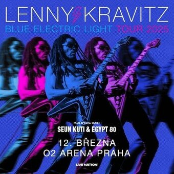 Lenny KRAVITZ,  prodám 1-4 e-tickety do 115.