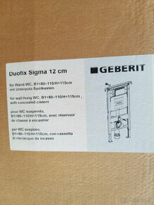 Geberit Duofix Sigma 12 cm - Nerozbaleny
