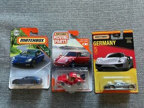 Matchbox porsche dlouhá karta