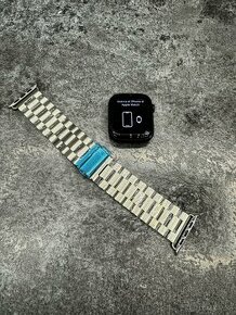 Apple Watch 8 45mm Midnight Celluar + kovový pásek - 1